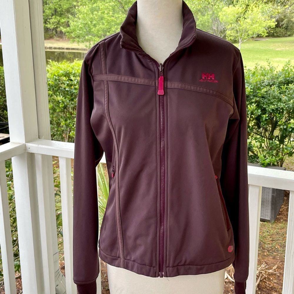 Helly Hansen Fleece Lined Women’s Jacket. Purple. Size Medium.